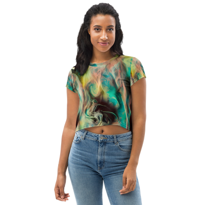 Women's Crop Tee - Enchanted Fusion