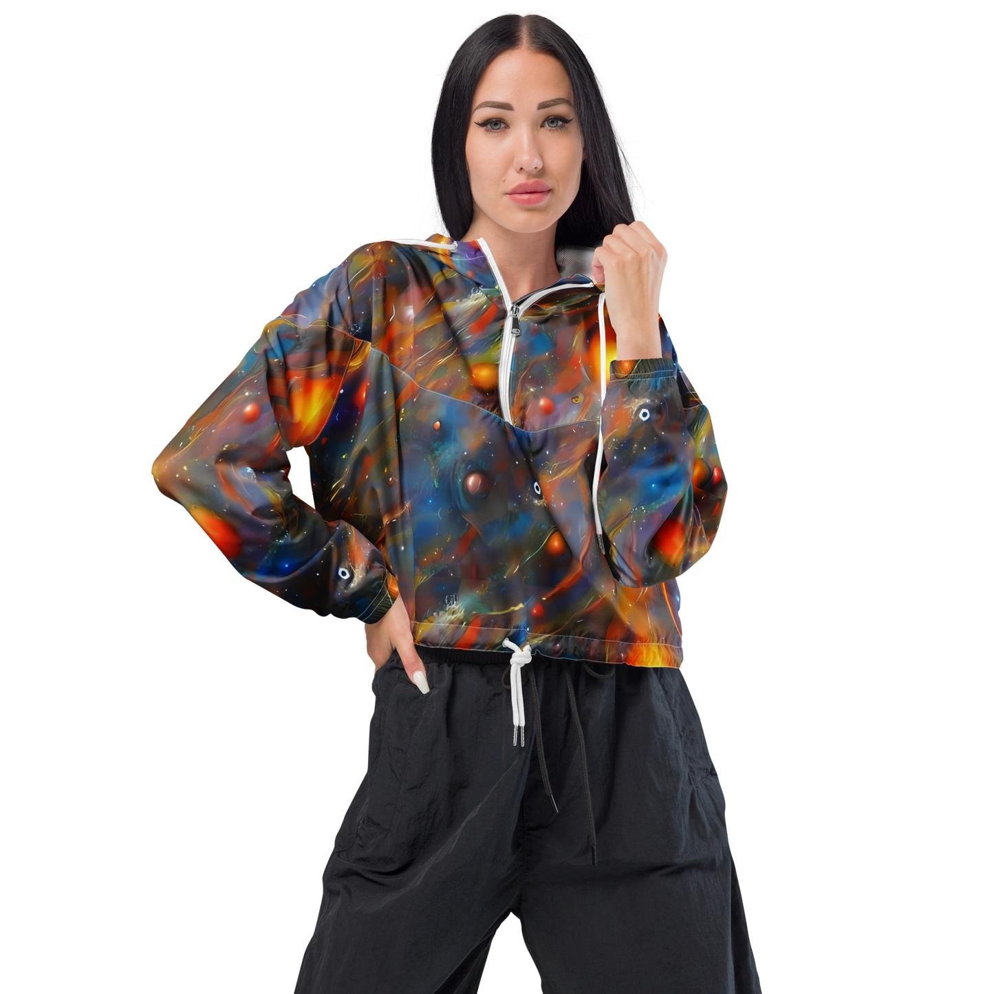 Women's Cropped Windbreaker - Kohn De Seve Canvas