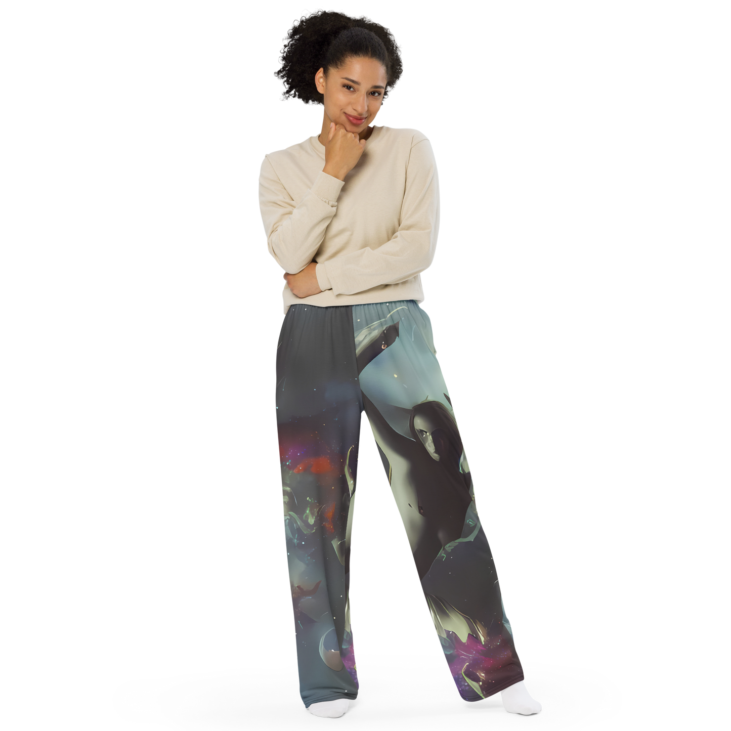 Wide-Leg Pants - Cosmic Dancer