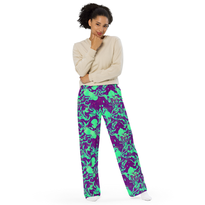 Wide-Leg Pants - Alien Ripples