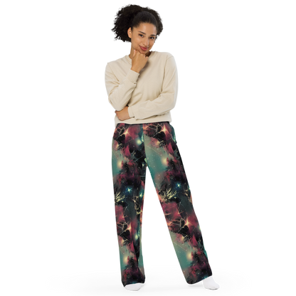 Wide-Leg Pants - Galactic Serpent