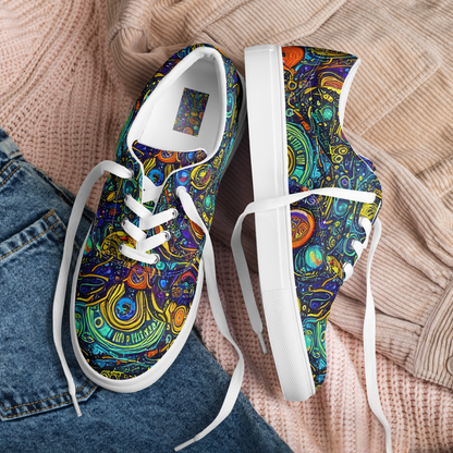 Women's Lace-Up Canvas Shoes - Vasnetsov Vortex