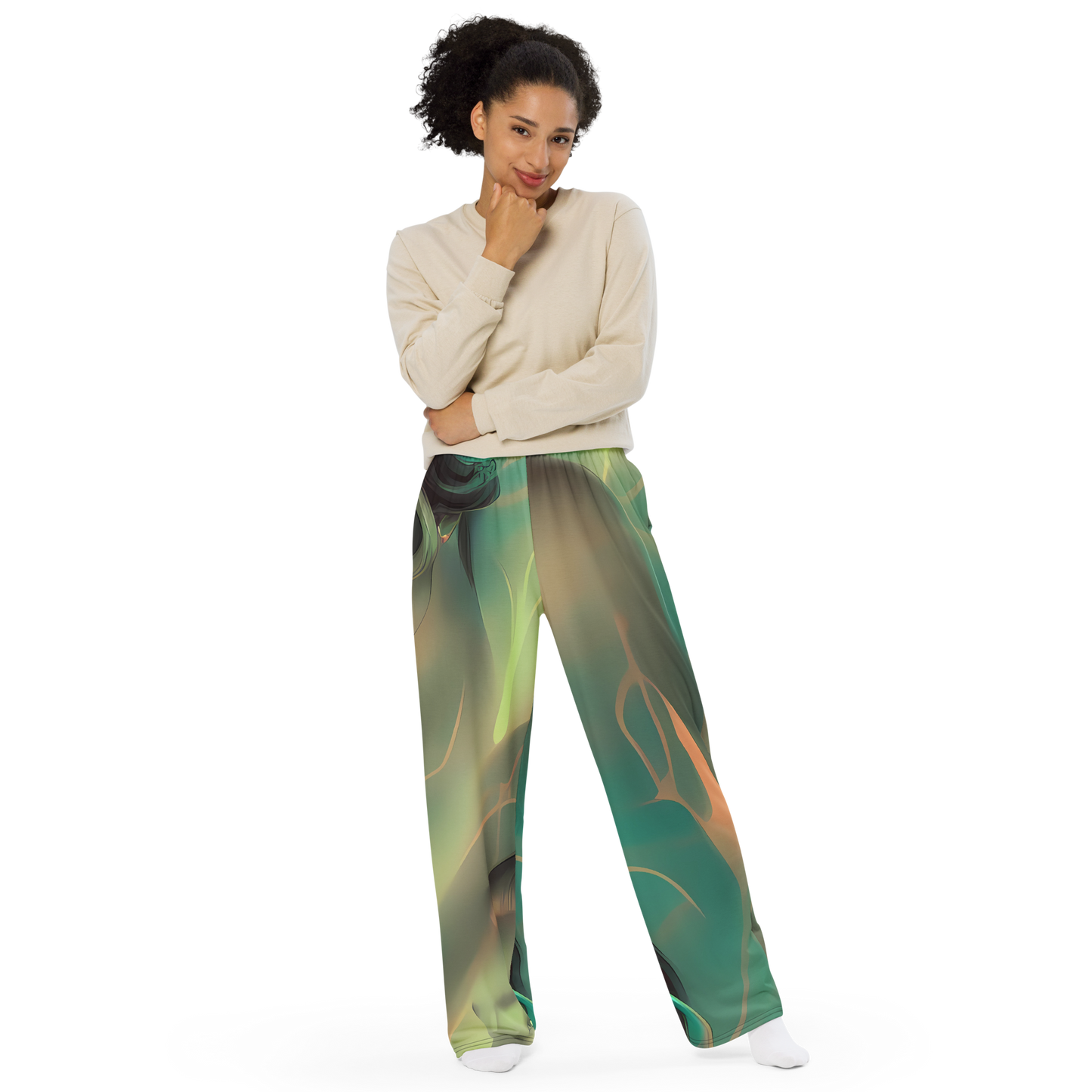 Wide-Leg Pants - Spectral Whisper