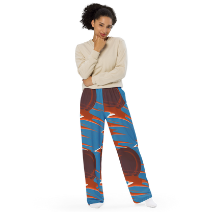Wide-Leg Pants - Desert Vortex