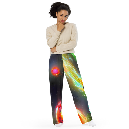 Wide-Leg Pants - Sherwood Swirl