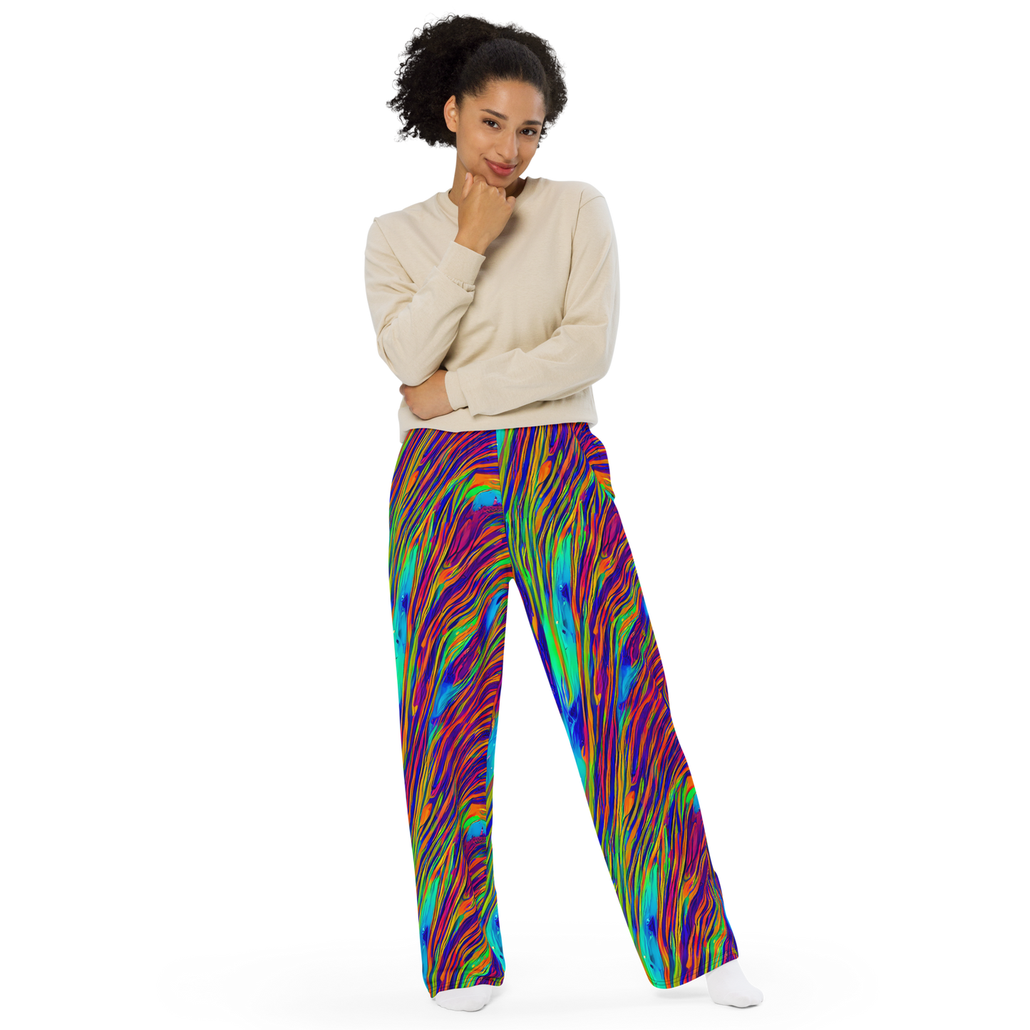 Wide-Leg Pants - Lux Waves