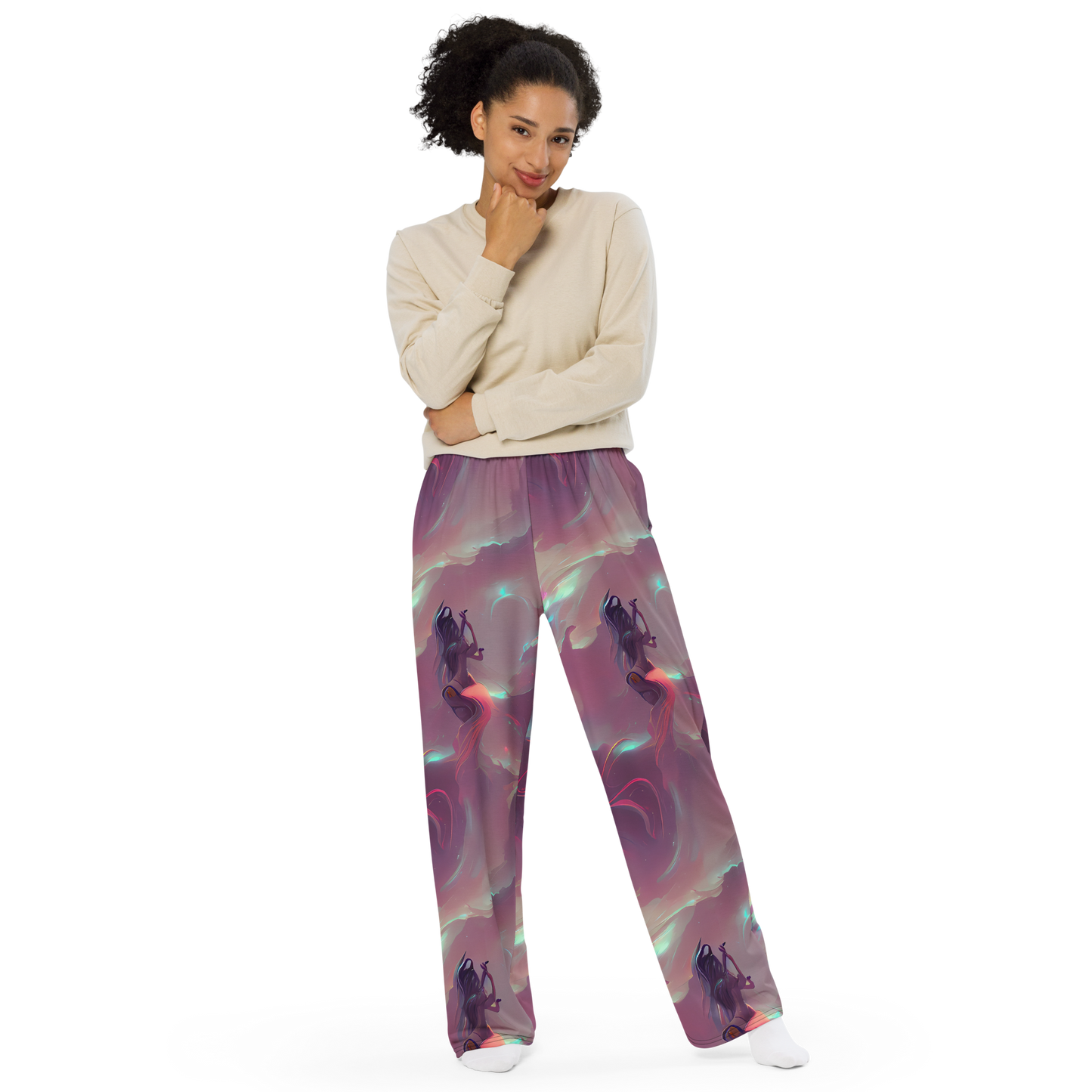 Wide-Leg Pants - Astral Illusions