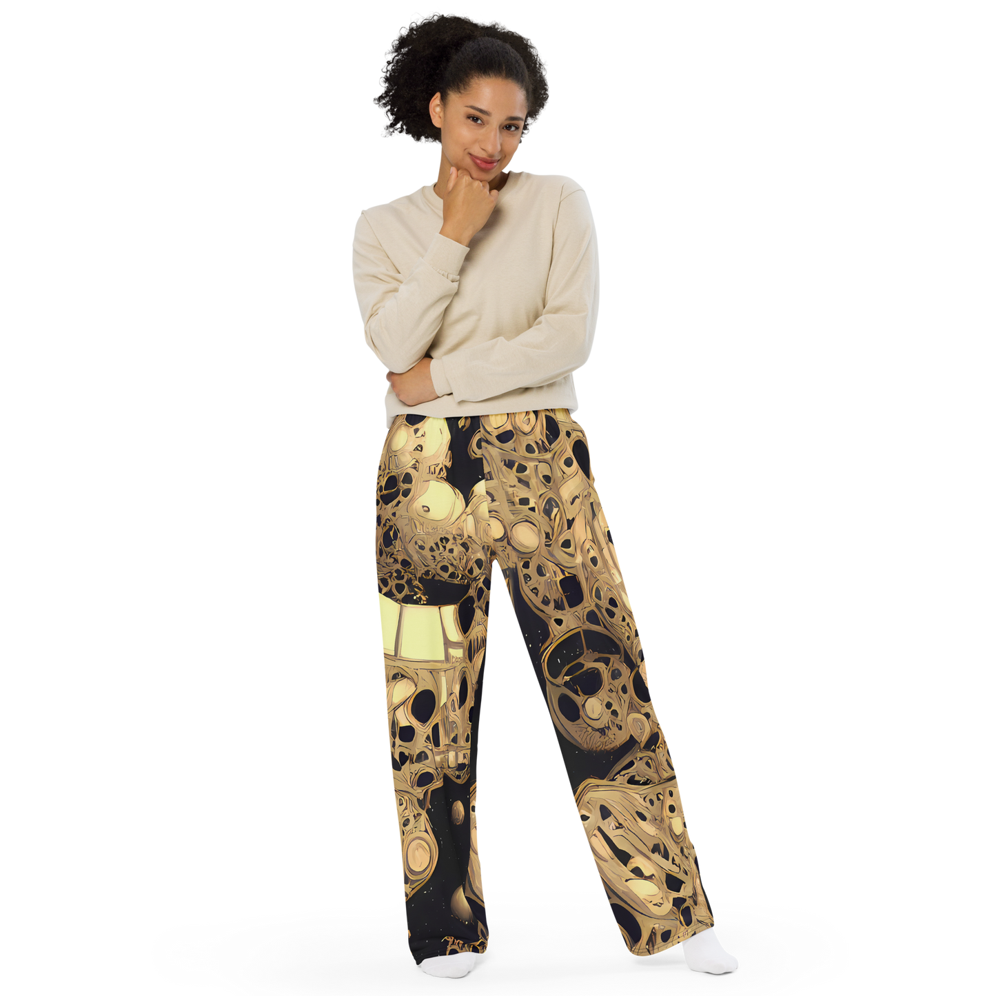 Wide-Leg Pants - Baroque Orbit