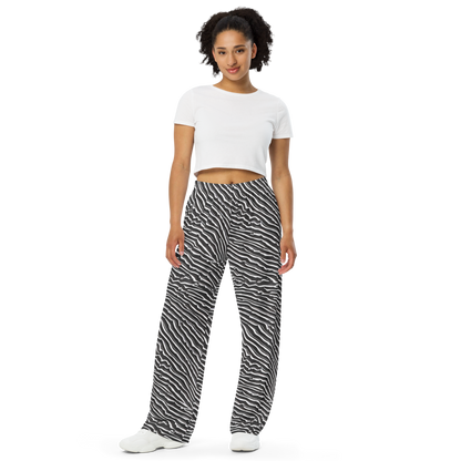 Wide-Leg Pants - Hypnotic Waves