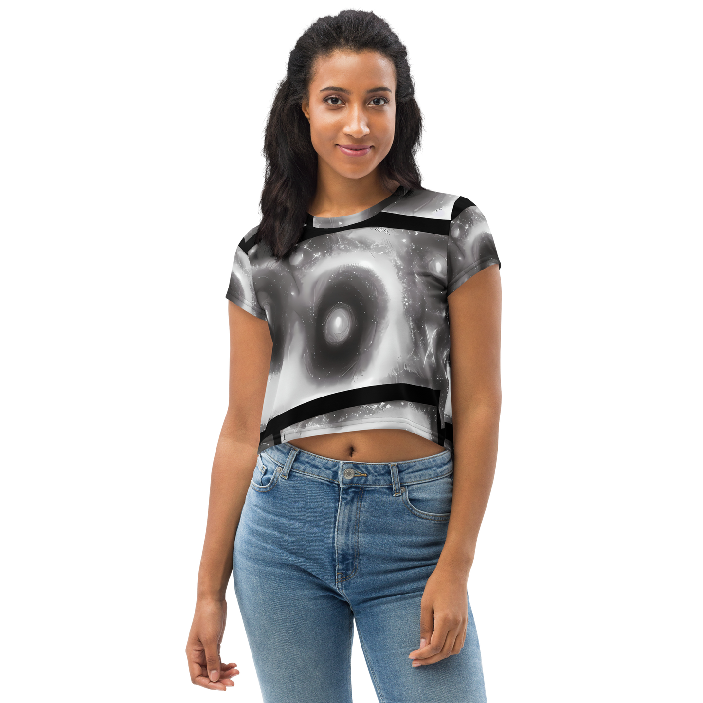 Women's Crop Tee - Arbus Whorls