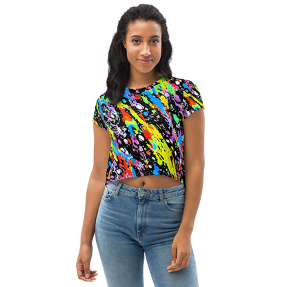 Women's Crop Tee - Pollock Pulse