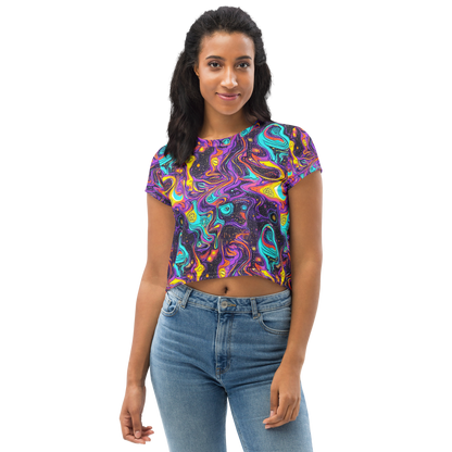 Women's Crop Tee - Hutty Nebula