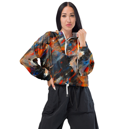 Women's Cropped Windbreaker - Kohn's Whirl