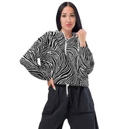 Women's Cropped Windbreaker - Morgan's Strata