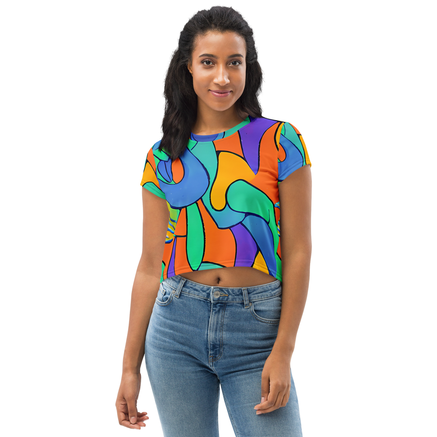 Women's Crop Tee - Archipenko Dream