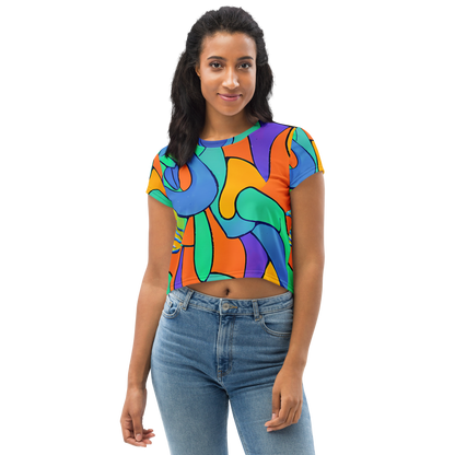 Women's Crop Tee - Archipenko Dream