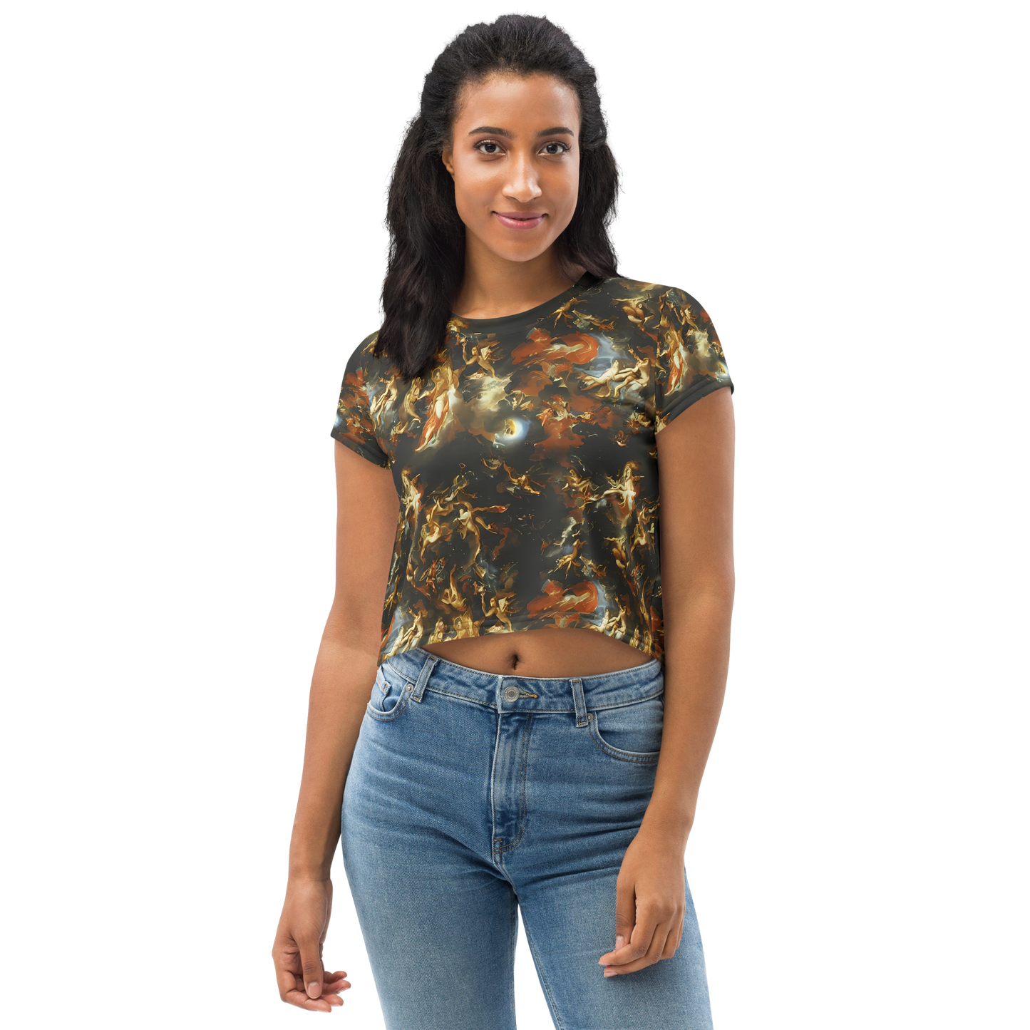 Women's Crop Tee - Van Dyck Vortex