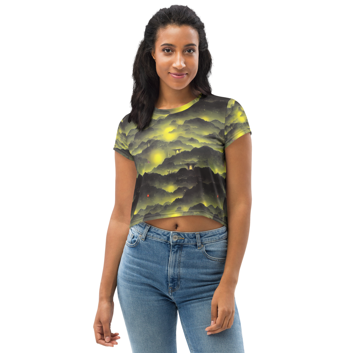 Women's Crop Tee - Spectral Isle