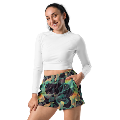 Women’s Athletic Shorts - Astral Rhythms