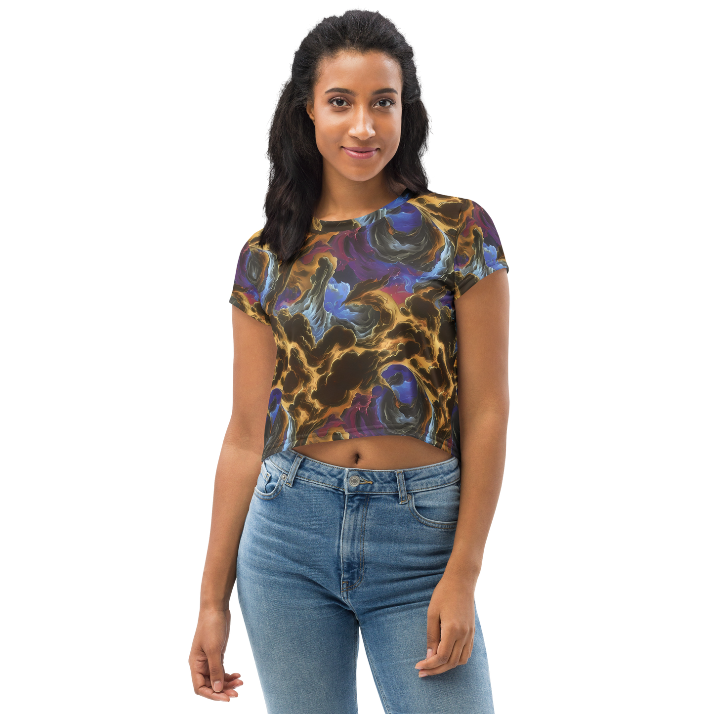 Women's Crop Tee - Vortex Virtue