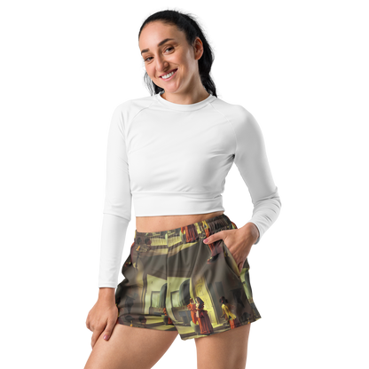 Women’s Athletic Shorts - Surreal Shadows