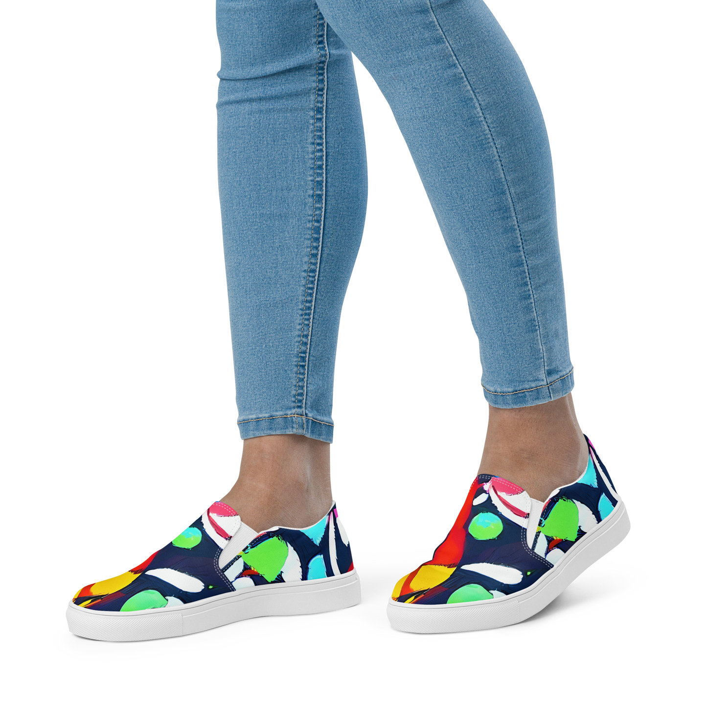 Women's Slip-On Canvas Shoes - Chagall's Dream