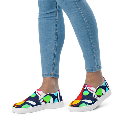 Women's Slip-On Canvas Shoes - Chagall's Dream