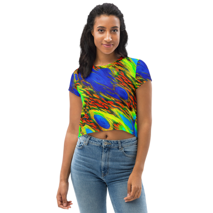 Women's Crop Tee - Hodgkin's Blaze