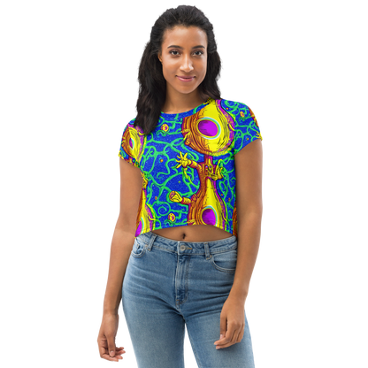 Women's Crop Tee - Sprawling Spectacle