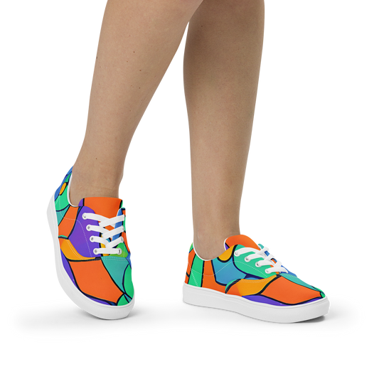 Women's Lace-Up Canvas Shoes - Archipenko Dream