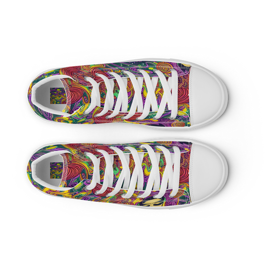 Women's High Top Canvas Shoes - Odyssey in Color