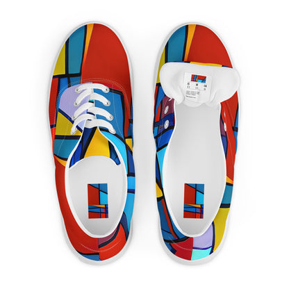 Women's Lace-Up Canvas Shoes - Neoplastique