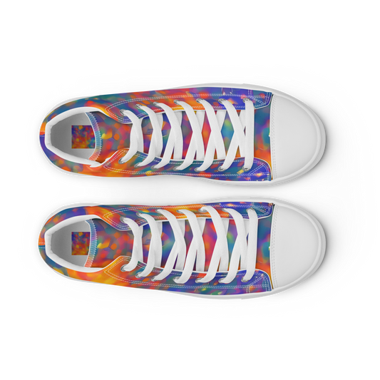 Women's High Top Canvas Shoes - Nolde Nebula