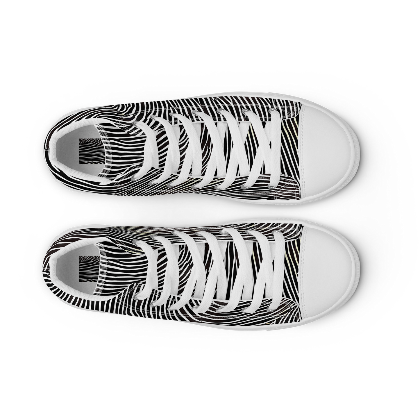 Men's High Top Canvas Shoes - Silent Currents