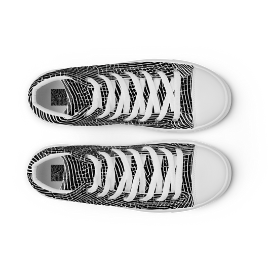 Women's High Top Canvas Shoes - Zenith Stripes