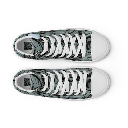 Women's High Top Canvas Shoes - Caruso Swirl