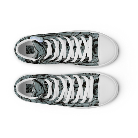 Women's High Top Canvas Shoes - Caruso Swirl