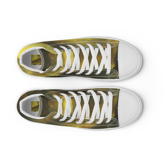 Men's High Top Canvas Shoes - Crimson Tide