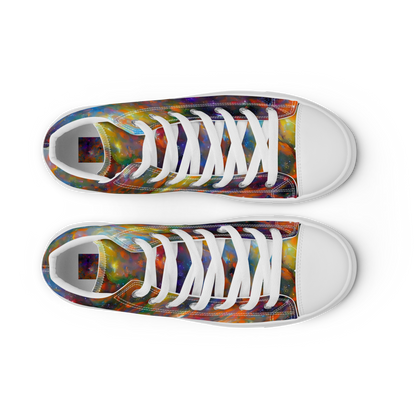 Women's High Top Canvas Shoes - Ephemeral Fantasy