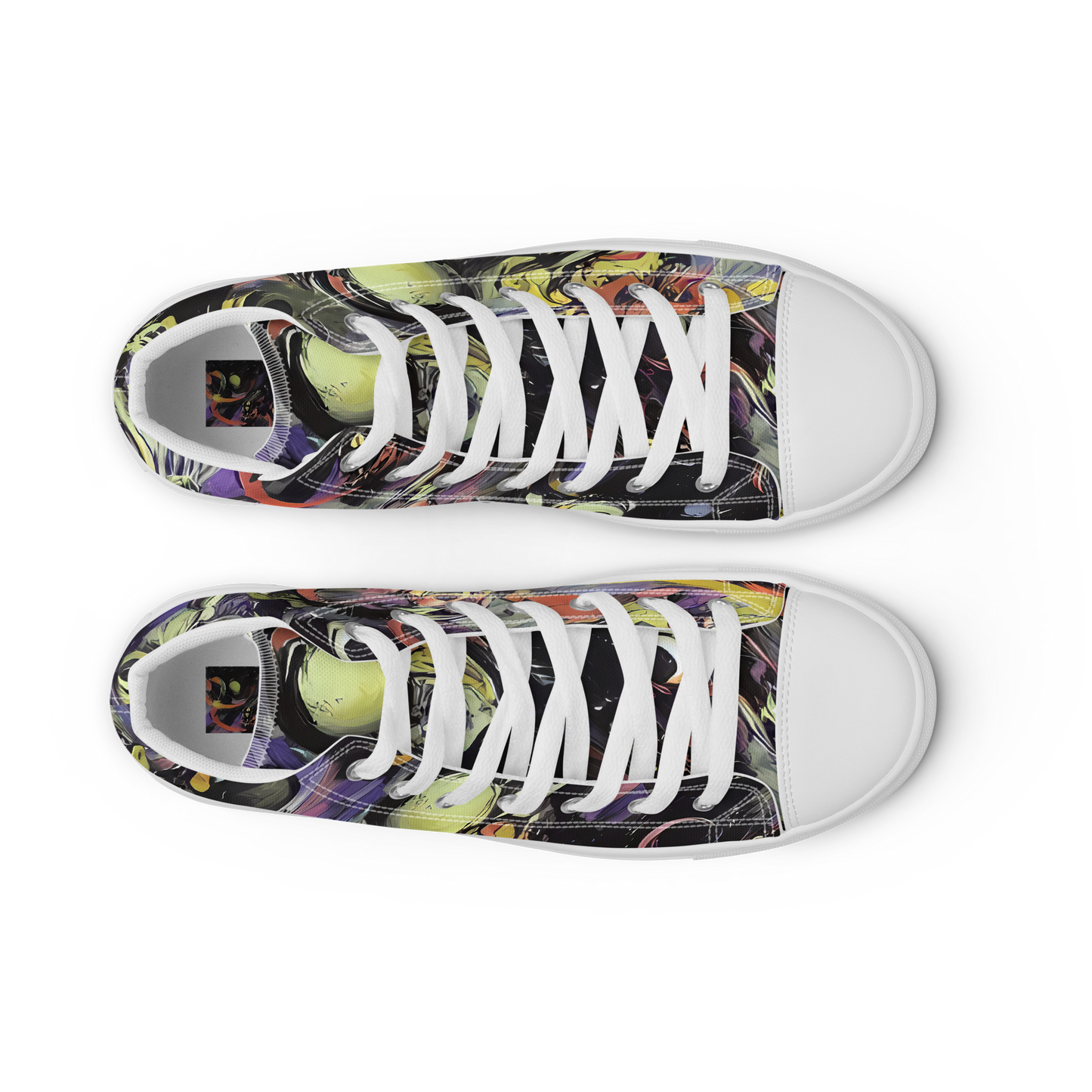 Women's High Top Canvas Shoes - Fires of the Void