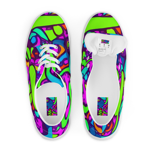 Men's Lace-Up Canvas Shoes - Funky Vortex