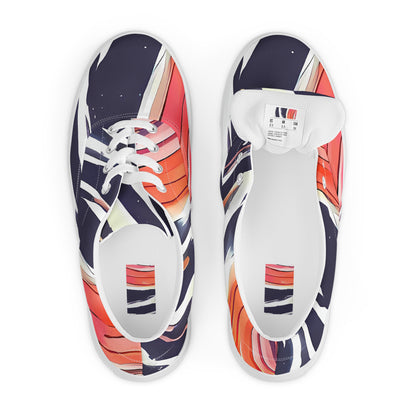 Women's Lace-Up Canvas Shoes - Radiant Drift