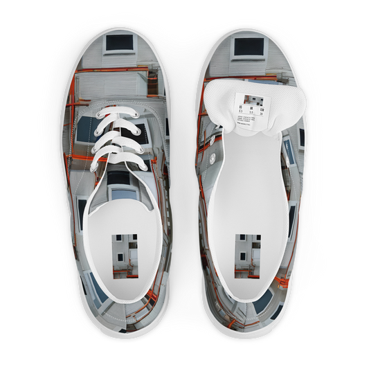 Women's Lace-Up Canvas Shoes - Industrial Reverie