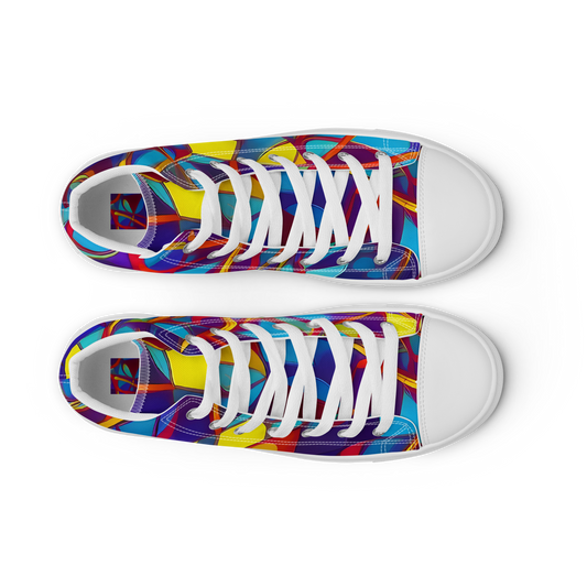 Women's High Top Canvas Shoes - Flickering Dreams