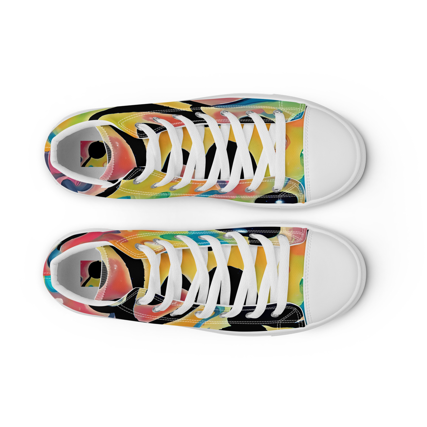 Men's High Top Canvas Shoes - Midday Mirage