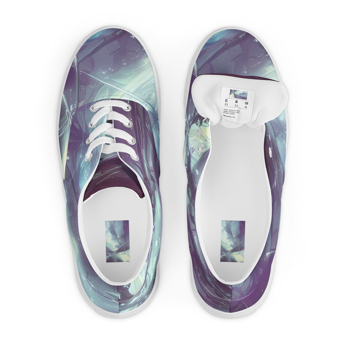 Women's Lace-Up Canvas Shoes - Nihei Shimmer