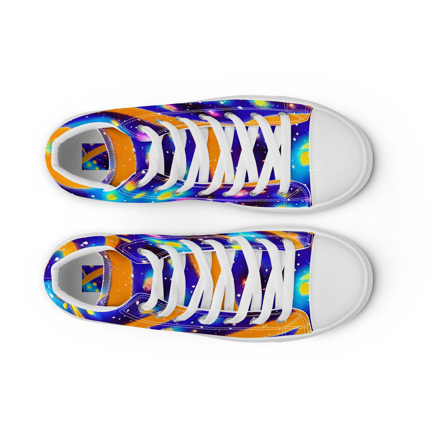 Men's High Top Canvas Shoes - Epic Orbit