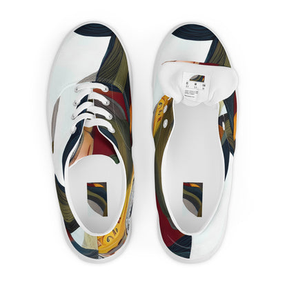 Women's Lace-Up Canvas Shoes - Analog Dreams