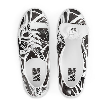 Women's Lace-Up Canvas Shoes - Twilight Vortex