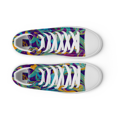Women's High Top Canvas Shoes - Etherial Entwine